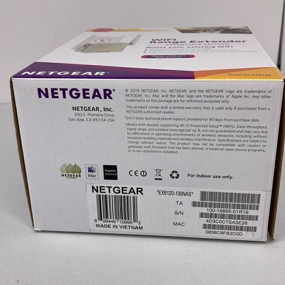 Netgear AC750 Wifi Range Extender With Box - Picture 3 of 14